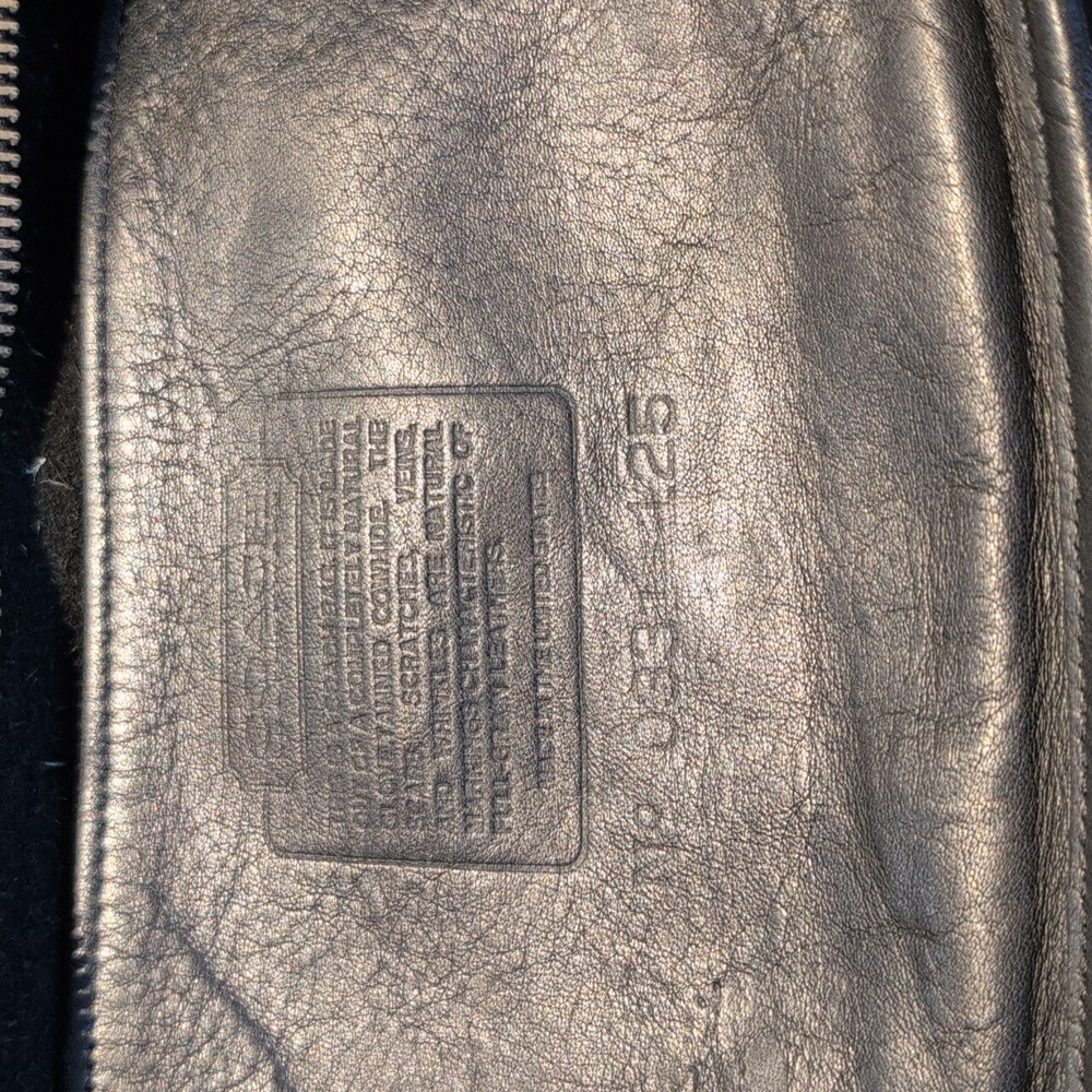 Vintage Coach Swinger 4040 Black Project Bag - Picture 12 of 14